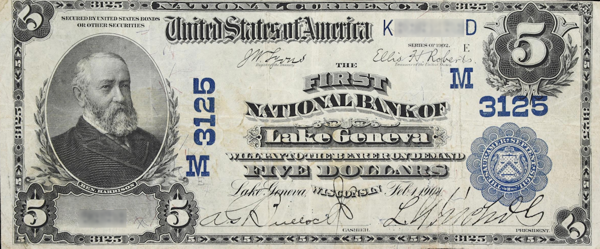 Examples of valuable currency from Wisconsin